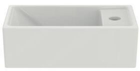 IDS Handwaschbecken EUROVIT PLUS Hahnbank rechts, 370x201x120mm weiß IDEAL STANDARD - VPE: 60