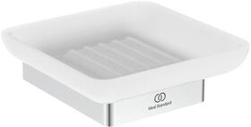 IDS Seifenschale CONCA eckig, mit Wandhalter chrom IDEAL STANDARD
