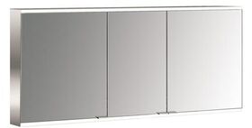 Emco LED-Lichtsp.schr. PRIME 2 FACELIFT AP 1400x700mm 3-türig aluminium/weiß EMCO