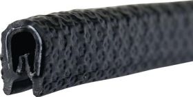 Kantenschutz Klemmber.3-6mm L.10m B.12mm H.17,5mm schwarz TECWERK - VPE: 10