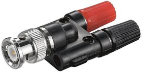 BNC-Stecker > 2x 4-mm-Bananenbuchse- VPE: 1