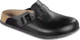 Clog Boston SL Größe 43 schwarz Obermaterial: Leder EN ISO 20345 SRA BIRKENSTOCK