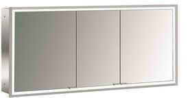 Emco LED-Lichtsp.schr. PRIME FACELIFT UP 1400x730mm 3-türig aluminium/spiegel EMCO