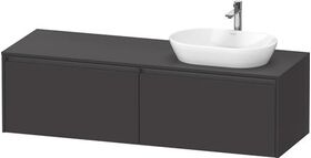 Duravit Waschtischunterbau Ketho.2 1600x459x550mm Be re graphit supermatt