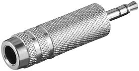 Kopfhörer-Adapter, AUX-Klinke 3,5 mm zu 6,35 mm, Klinke3,5mmStecker(3-Pin,stereo)- VPE: 10