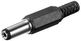 DC-Stecker mit Knickschutz- VPE: 10