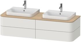Duravit Konsolenunterschrank HAPPY D.2 P 408x1600x550mm f 2x Aufsatzbecken Happy