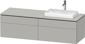 Duravit Waschtischunterbau L-CUBE 1620x482x550mm betongr ma o ES