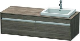 Duravit Waschtischunterbau KETHO 550x1400x426mm WT rechts pine terra