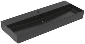 V&B Waschtisch MEMENTO 2.0 1200x470mm m ÜL f 3-L.-Armatur ebony C+