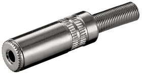 Klinkenkupplung - 3,5 mm - stereo- VPE: 10