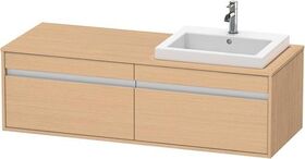 Duravit Waschtischunterbau KETHO 550x1400x426mm WT rechts eiche natur