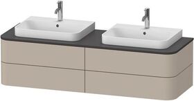 Duravit WTU HAPPY D.2 PLUS 1600x550mm 4 Schubk ta sdm o ES