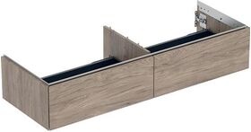 Geberit Waschtischunterschrank ONE 2 Schub 1332x266x470mm NB hick Mel Ho-st