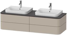 Duravit Konsolenunterschrank HAPPY D.2 P 408x1600x550mm f 2x Aufsatzbecken Happy