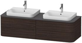 Duravit Konsolenunterschrank HAPPY D.2 P 408x1600x550mm f 2x Aufsatzbecken Happy