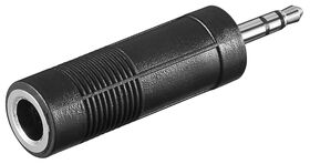 Kopfhörer-Adapter, AUX-Klinke 3,5 mm zu 6,35 mm, Klinke3,5mmStecker(3-Pin,stereo)- VPE: 10