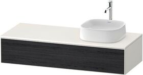 Duravit Waschtischunterbau Zencha 1300x281x550mm Ei sw / we s-matt o ES