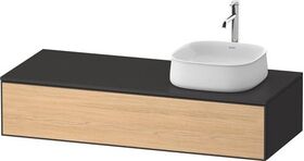 Duravit Waschtischunterbau Zencha 1300x281x550mm Ei na / gra s-matt o ES