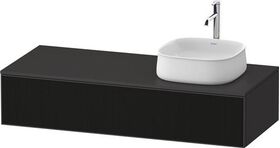 Duravit Waschtischunterbau Zencha 1300x281x550mm sw ls / gra s-matt o ES