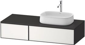 Duravit Waschtischunterbau Zencha 1300x281x550mm we / gra s-matt o ES