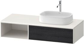Duravit Waschtischunterbau Zencha 1300x281x550mm Ei sw / we s-matt o ES
