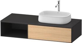 Duravit Waschtischunterbau Zencha 1300x281x550mm Ei na / gra s-matt o ES