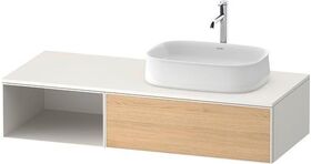 Duravit Waschtischunterbau Zencha 1300x281x550mm Ei na / we s-matt o ES