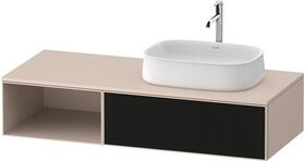 Duravit Waschtischunterbau Zencha 1300x281x550mm sw ls / ta s-matt o ES