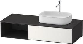 Duravit Waschtischunterbau Zencha 1300x281x550mm we / gra s-matt o ES