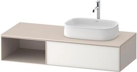 Duravit Waschtischunterbau Zencha 1300x281x550mm we / ta s-matt o ES