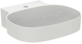 IDS Waschtisch LINDA-X o ÜL 1 HL 500x480mm weiß mit Ideal Plus IDEAL STANDARD