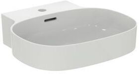 IDS Waschtisch LINDA-X m ÜL 1 HL 500x480mm weiß mit Ideal Plus IDEAL STANDARD