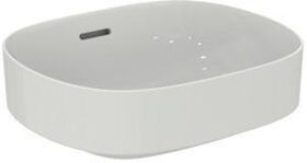 IDS Aufsatzwaschtisch LINDA-X m ÜL o HL 450x380mm weiß mit Ideal Plus IDEAL STANDARD