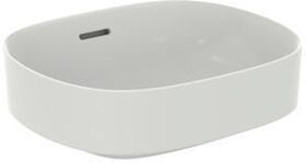 IDS Aufsatzwaschtisch LINDA-X m ÜL o HL 450x380mm seidenweiß IDEAL STANDARD