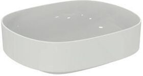 IDS Aufsatzwaschtisch LINDA-X o ÜL o HL 450x380mm weiß mit Ideal Plus IDEAL STANDARD