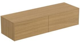 IDS Schubladenfront CONCA links für WTU, 780x356mm Eiche hell IDEAL STANDARD