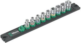 Steckschlüsseleinsatzset 4 Zyklop 9-tlg.Antr.6,3mm (1/4) Zoll WERA