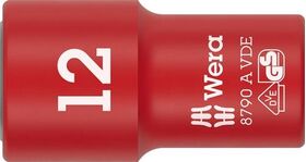 Steckschlüsseleinsatz 8790 A VDE 1/4 Zoll SW 12mm L.41mm WERA