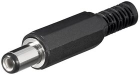 DC-Stecker mit Knickschutz- VPE: 10