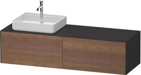 Duravit Waschtischunterbau WHITE TULIP 1600x408x550mm amerik NB / gra sdm o ES