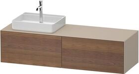 Duravit Waschtischunterbau WHITE TULIP 1600x408x550mm amerik NB / ta sdm o ES