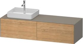 Duravit Waschtischunterbau WHITE TULIP 1600x408x550mm Ei na mass / Steing sdm o