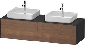 Duravit Waschtischunterbau WHITE TULIP 1600x408x550mm amerik NB / gra sdm o ES