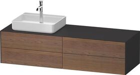 Duravit Waschtischunterbau WHITE TULIP 1600x408x550mm amerik NB / gra sdm o ES