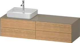 Duravit Waschtischunterbau WHITE TULIP 1600x408x550mm Ei na mass /steingrau hgl