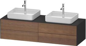 Duravit Waschtischunterbau WHITE TULIP 1600x408x550mm amerik NB / gra sdm o ES