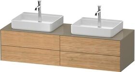 Duravit Waschtischunterbau WHITE TULIP 1600x408x550mm Ei na mass /steingrau hgl