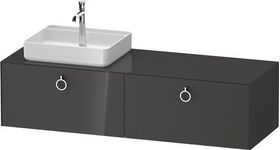 Duravit Waschtischunterbau WHITE TULIP 1600x408x550mm ami NB / Steingr hgl o ES