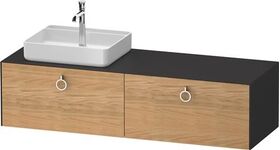 Duravit Waschtischunterbau WHITE TULIP 1600x408x550mm Ei na mass / gra sdm o ES